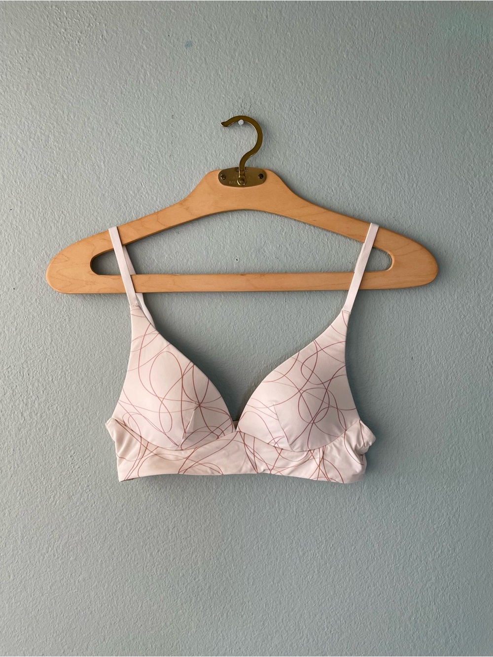 🌻5/$15🌻 Ambrielle | Beige Lightly-Lined Wire-Free Cozy Comfort Lounge Bra